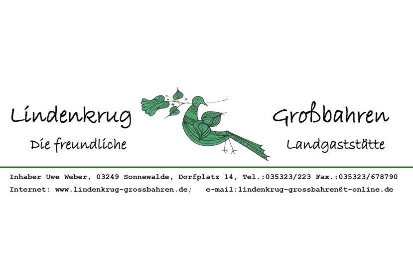 Lindenkrug Großbahren Logo